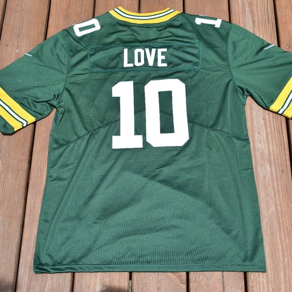 Packers Other - New!! Jordan Love Wisconsin Green Bay Packers Green Football Jersey Men's Large